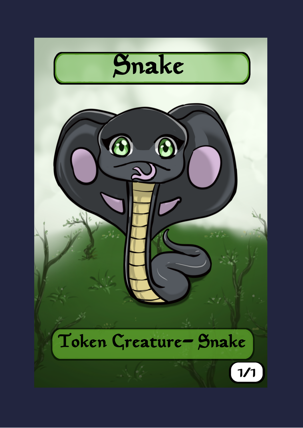 Snake 1/1 Token