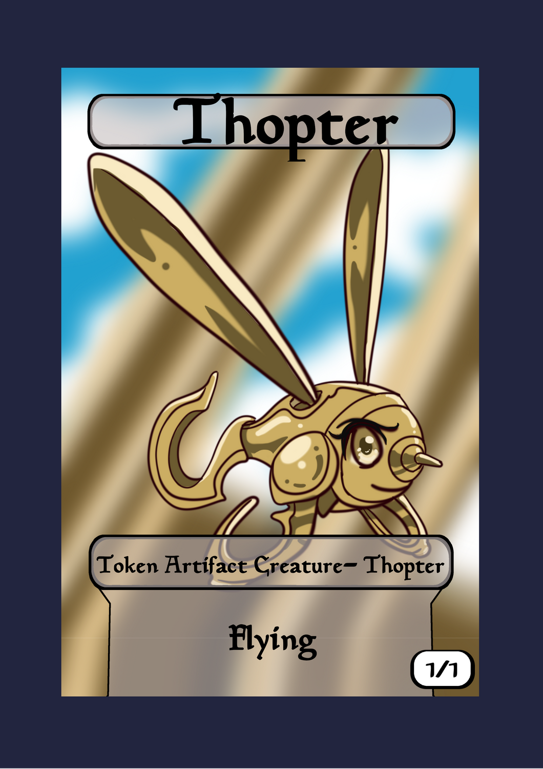 Thopter 1/1 w/ Flying Token