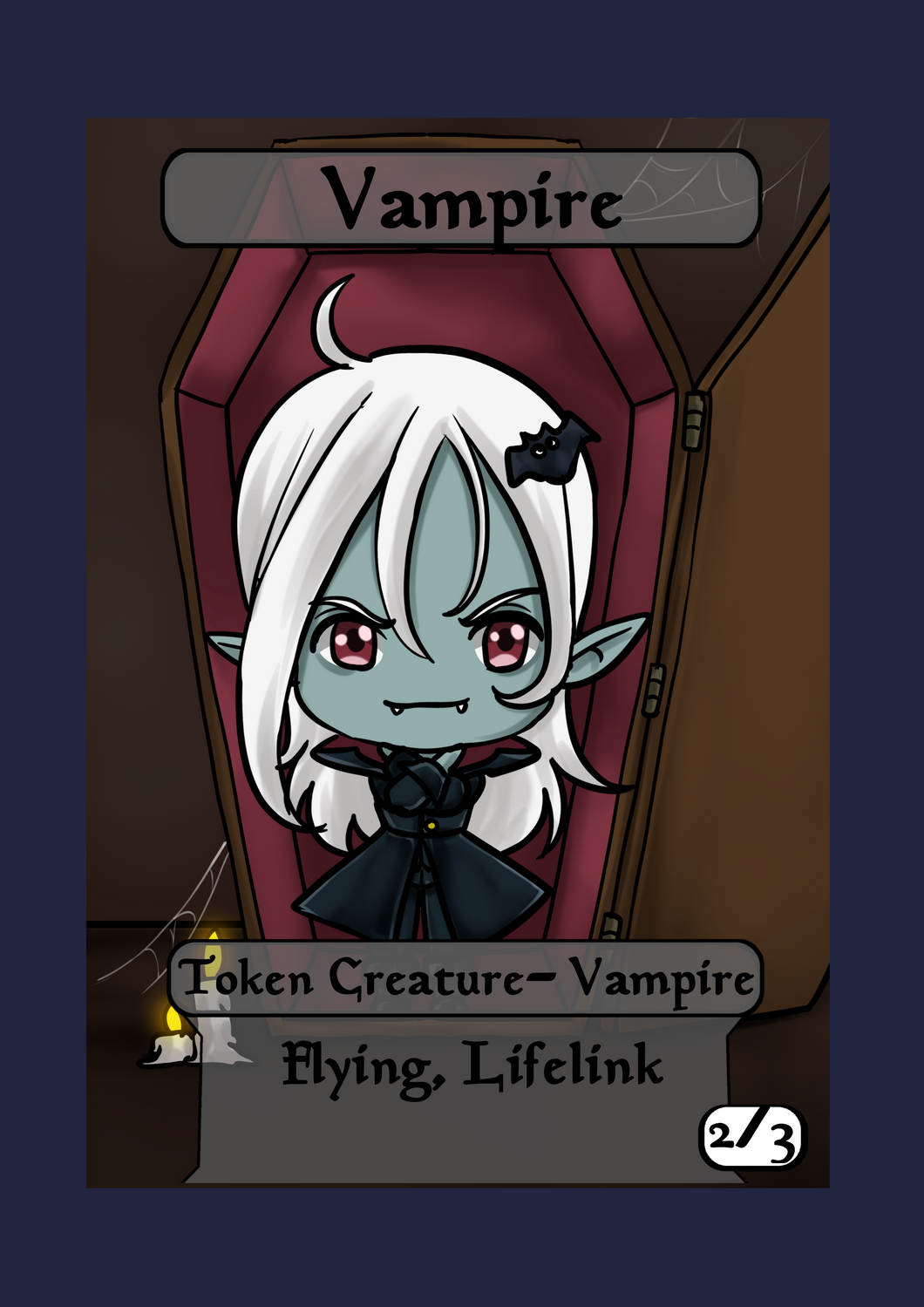 Vampire 2/3 w/ Flying and Lifelink Token