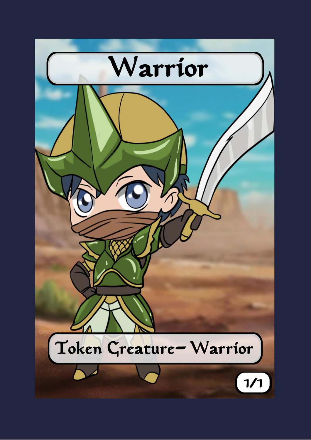 Warrior 1/1 Token