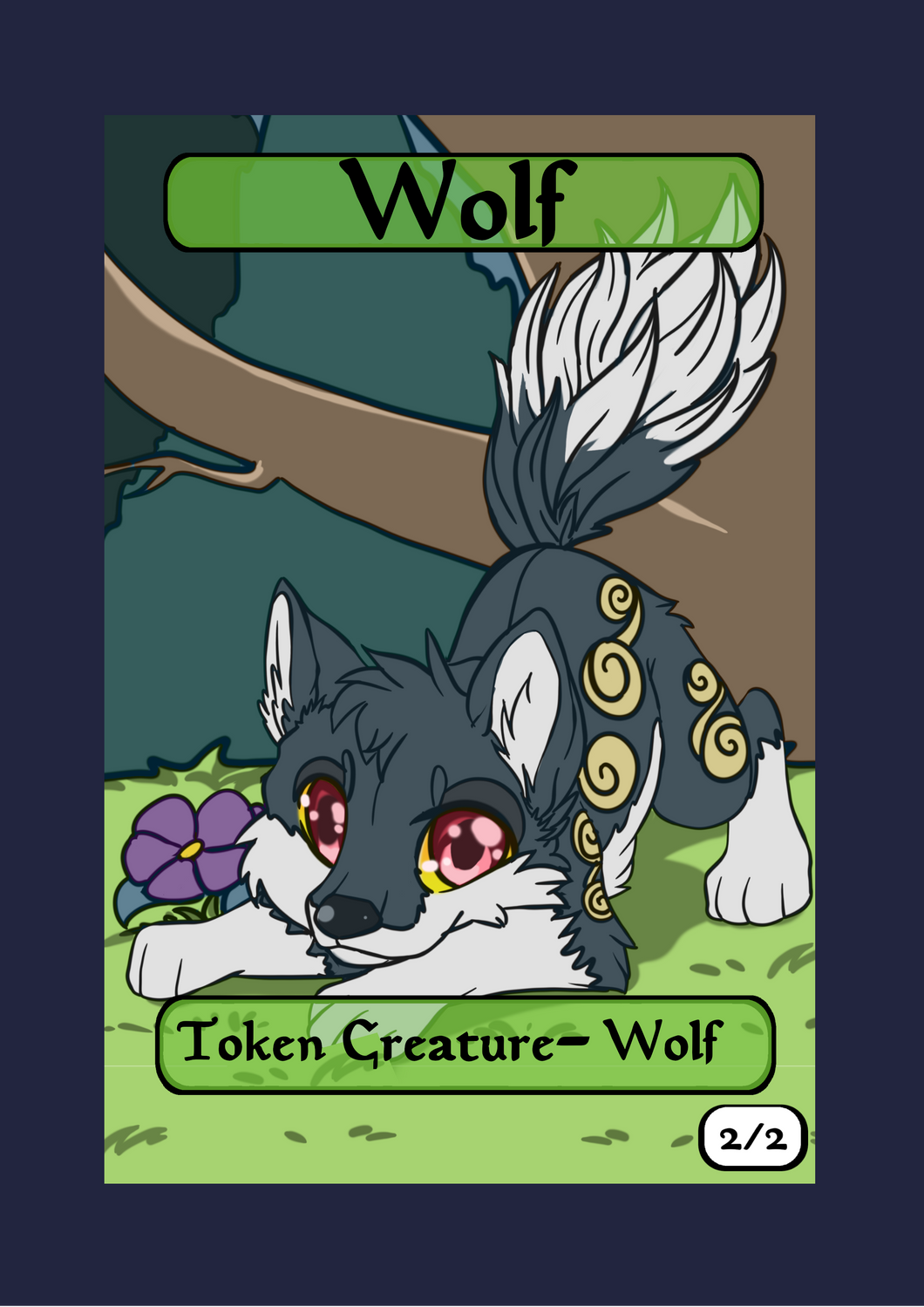 Wolf 2/2 Token