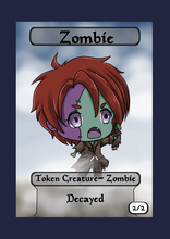 Load image into Gallery viewer, Zombie 2/3 w/ Decayed Token
