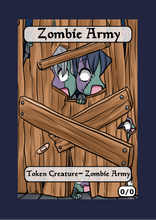 Load image into Gallery viewer, Zombie Army 0/0 Token
