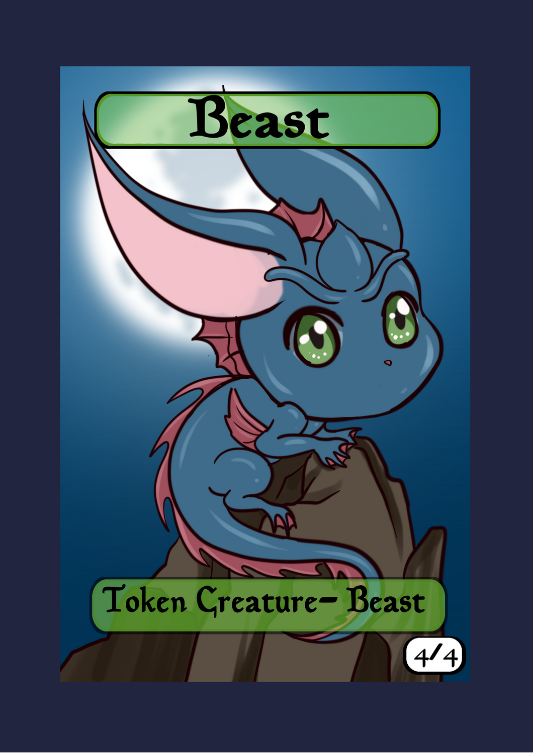 Beast 4/4 Token