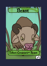 Load image into Gallery viewer, Beast 3/3 Tokens
