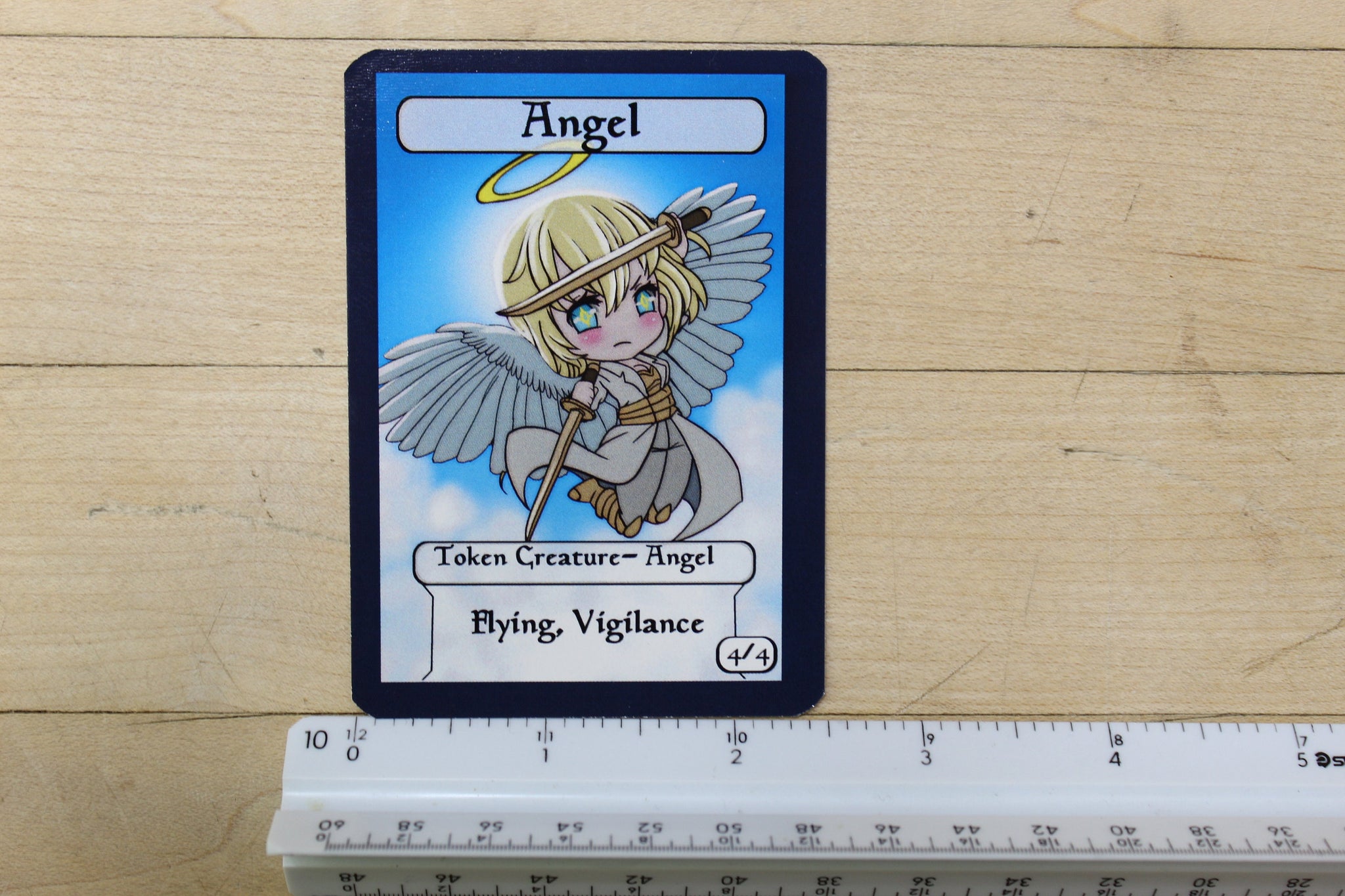 Angel 4/4 w/ Flying & Vigilance Token – Mega Chibi
