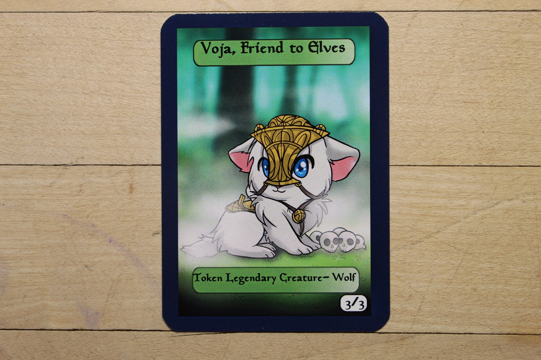 Voja 3/3 Legendary Wolf Token – Mega Chibi