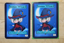 Load image into Gallery viewer, Human Wizard 1/1 Token
