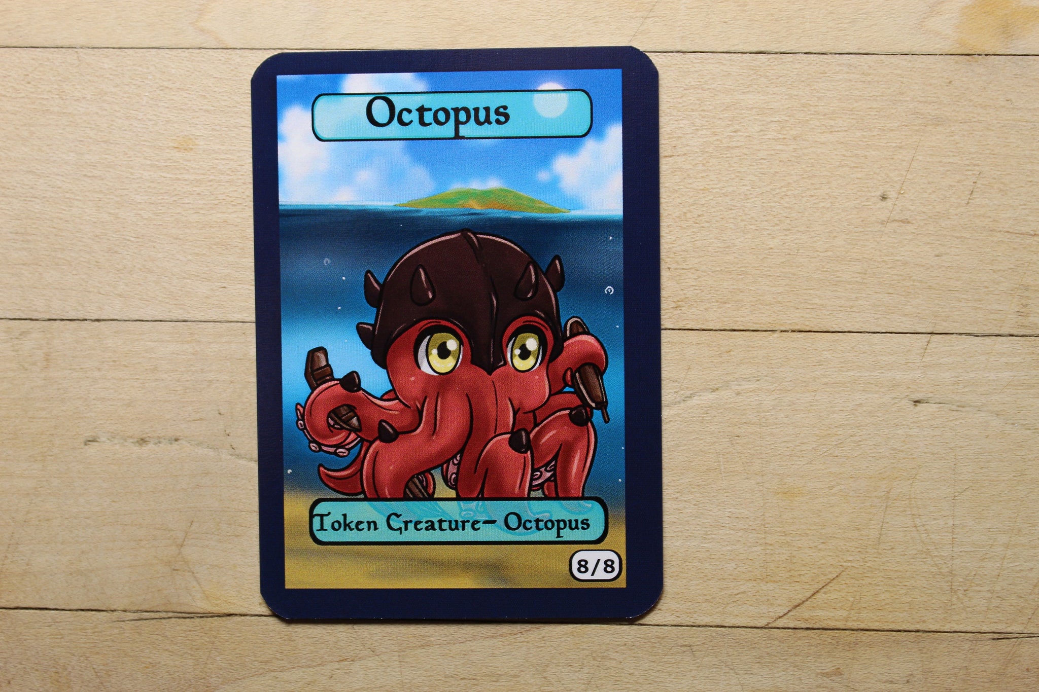 Octopus 8/8 Token – Mega Chibi