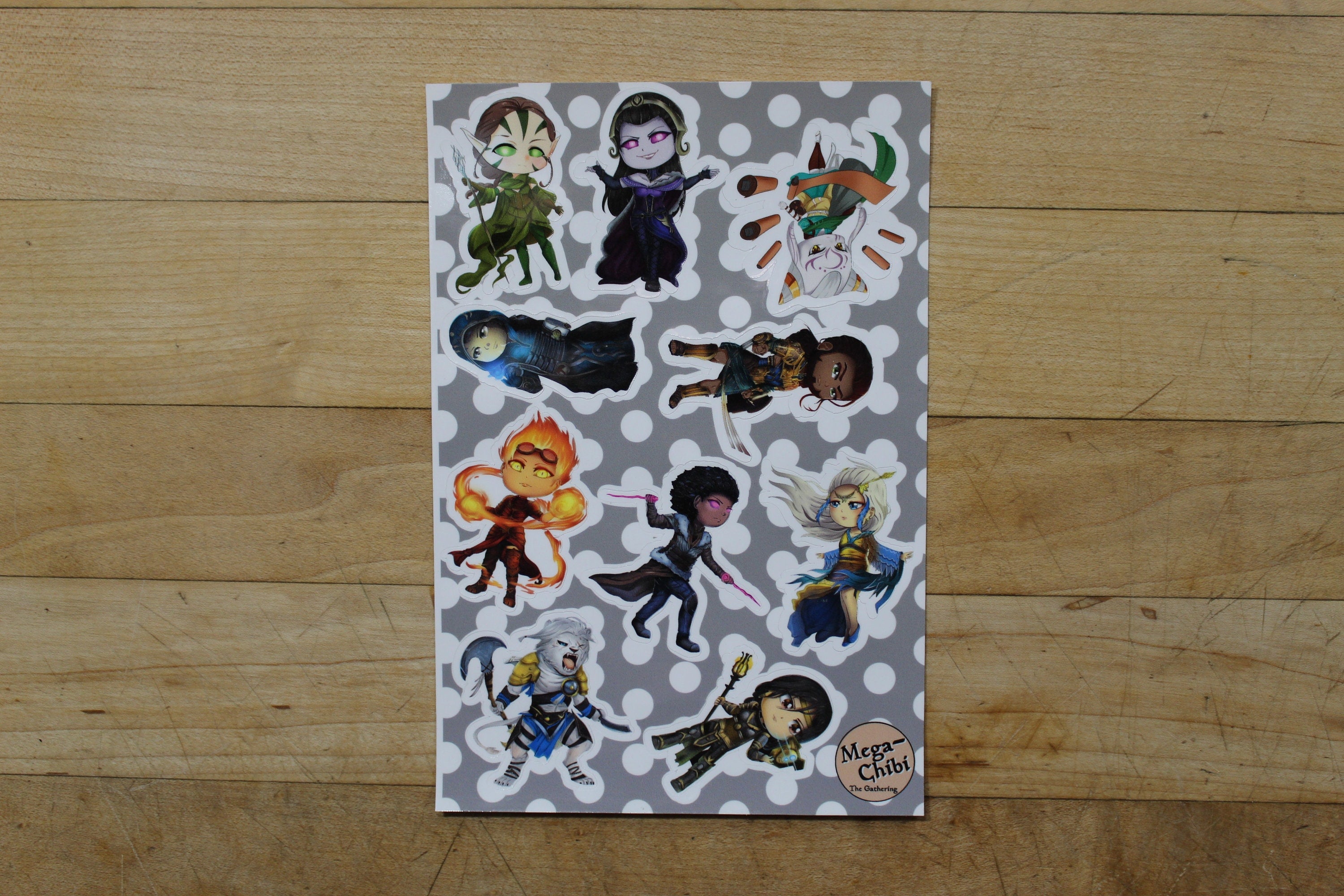 Mini Walker Alt Sticker Sheet – Mega Chibi
