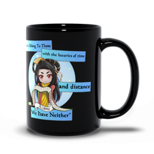 Load image into Gallery viewer, Azami, Lady Of Scrolls Black Mug
