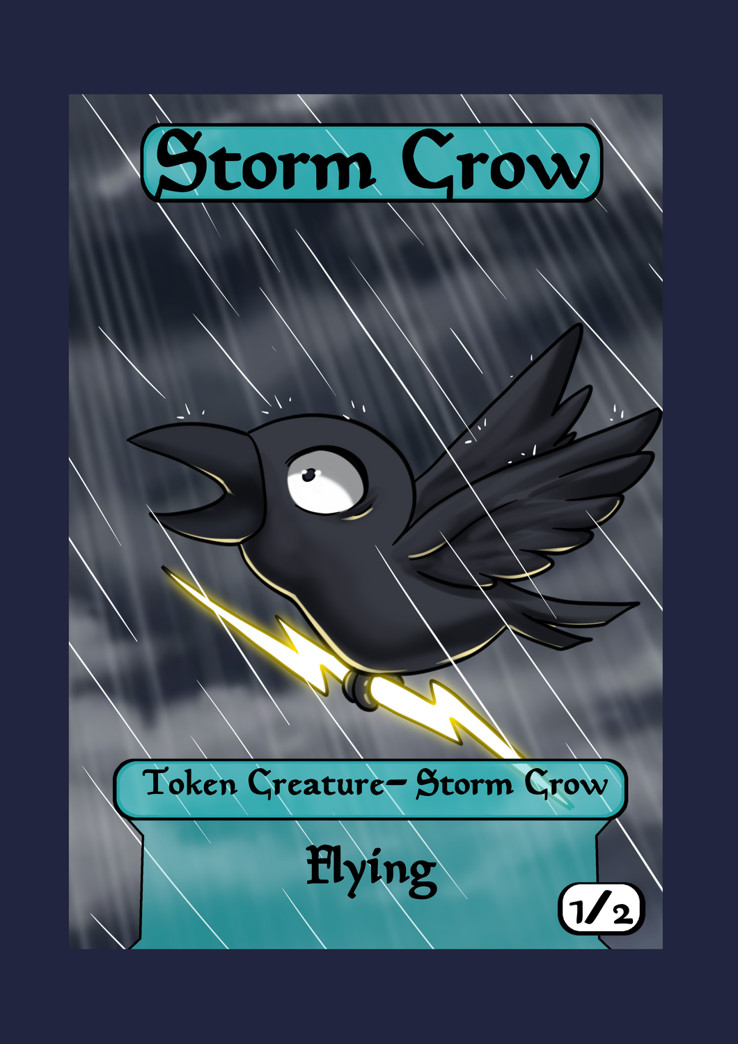 Storm Crow 1/2 w/ Flying Token